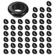 thumbnail image 1 of Uxcell Paquete de 50 Grommets de Goma para Barandillas de Cable, Agujero de Perforación de 17mm, Junta de Ojal de 14mm ID para Cableado, Cable de Alambre, Automotriz [Negro], 1 of 1
