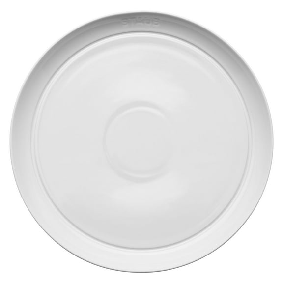 Staub Ceramic Dinnerware 4-pc 10-inch Dinner Plate Set - White