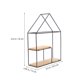 thumbnail image 2 of unbranded 1Ud Pared Rack De Hierro Y Madera Estilo Estante Decorativo Organizador Para Dormitorio, 2 of 8