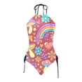 thumbnail image 4 of Xmyrz Bikinis Sets For Women Bathing Suits Baggy Fresh Suitable Two Piece Faddish Floral Relaxation Print Swimsuit Sets Swimwear, 4 of 4