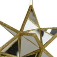 thumbnail image 3 of Northlight 6" Gold Mirrored Three Dimensional Star Christmas Ornament, 3 of 3
