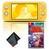 Nintendo Switch Lite Yellow Console Bundle with No More Heroes 3