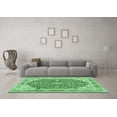 thumbnail image 3 of Ahgly Company Indoor Rectangle Medallion Emerald Green Traditional Area Rugs, 2' x 5', 3 of 4