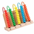 thumbnail image 4 of Kids Arithmetic Computing Frame, Pupil Learning Abacus Math Educational Toys with 5 Line Counter, Intuitive , Durable and Portable for Primary School Students, 4 of 8