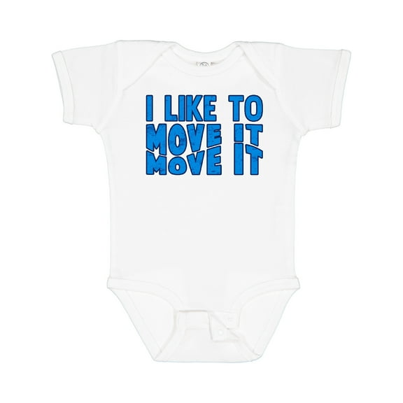 Inktastic I Like to Move It Move It Boys or Girls Baby Bodysuit