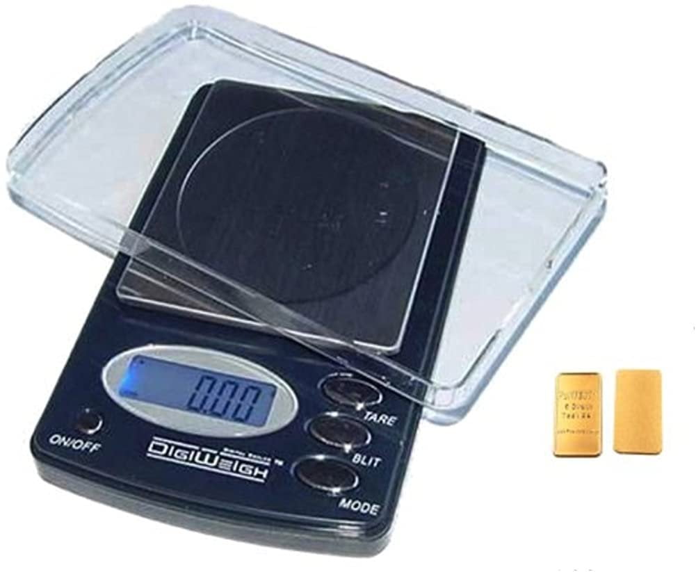 New Digital Home Coin SCALE-Professional Weighing Machine-Weigh Precious Metals Ounce, Pennyweight, & More Great Gift for Coin Collectors + 5 Gram