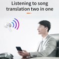 thumbnail image 5 of Bluetooth Translation Earbuds 144 Languages Real Time Stereo Wireless Translator Earphone for Music Calling, 5 of 5