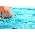 thumbnail image 5 of 2Pc Butter Chenille Stripe Turquoise, 5 of 5
