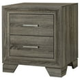 thumbnail image 4 of Coaster Wright 2-Drawer Rectangular Transitional Wood Nightstand in Brown Oak, 4 of 15