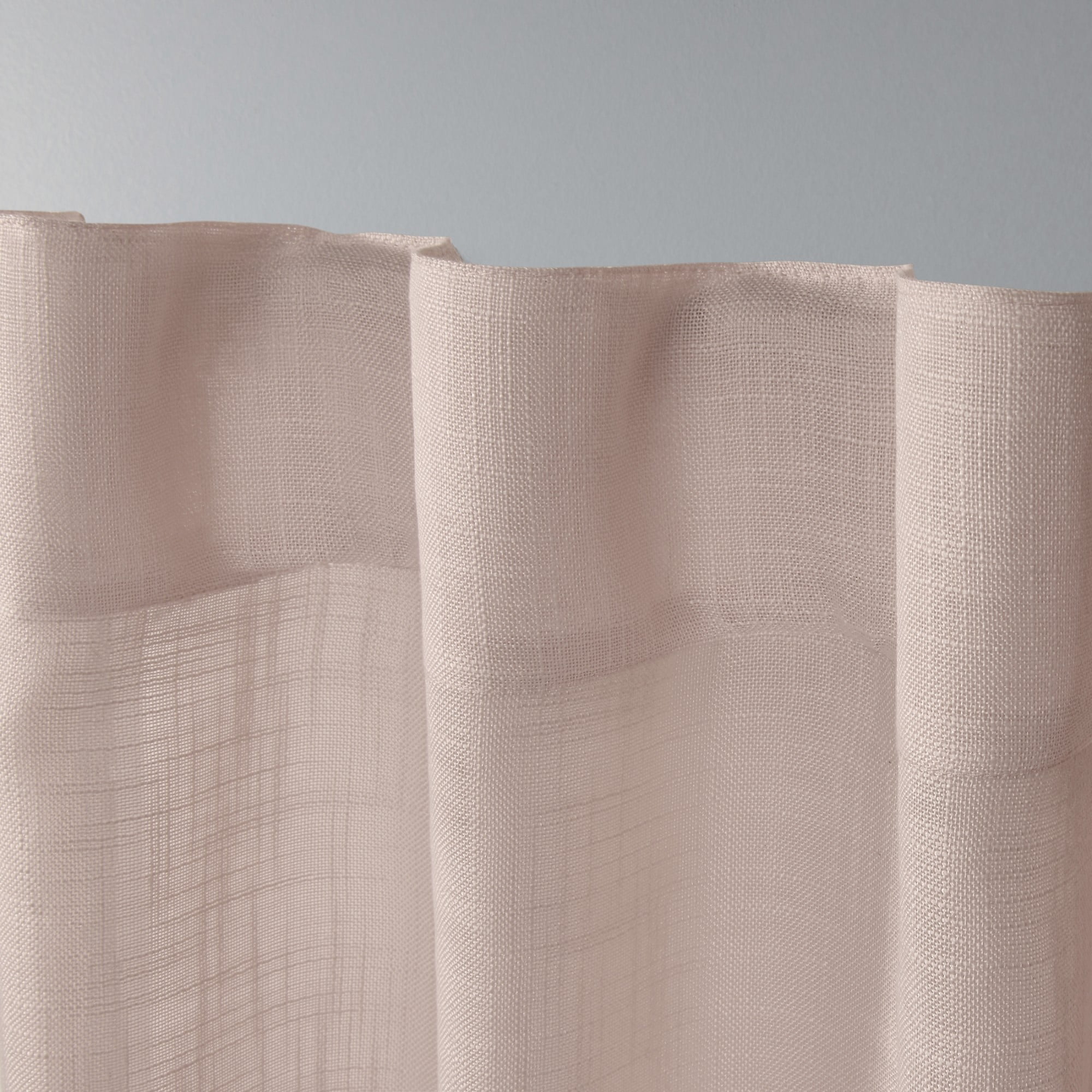Exclusive Home Bella Sheer Hidden Tab Top Curtain Panel Pair, 54"x84", Rose