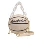 thumbnail image 1 of Mini cartera con cadena en forma de baloncesto para mujer, bolso de mensajero de un hombro Adepaton BST2000935-3, 1 of 6