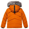thumbnail image 3 of ZSHOW Boy's Winter Jacket Hooded Thicken Parka Puffer Quilted Coat(Orange,10-12), 3 of 7