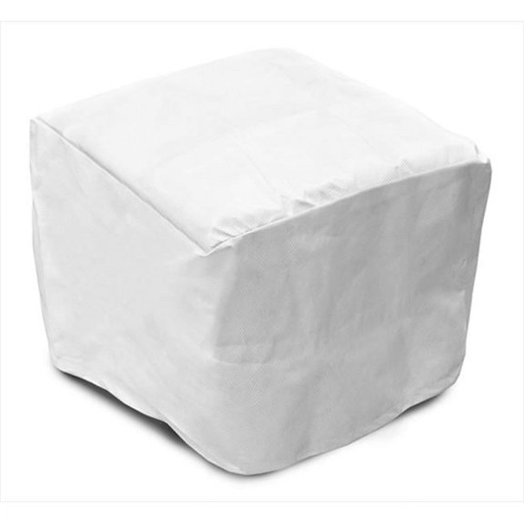 SupraRoos Adirondack Footrest Cover, White - 21.5 W x 23.5 D x 14 H in.
