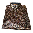 thumbnail image 2 of Camisa Manga Larga Metálica Animal Print, 2 of 6