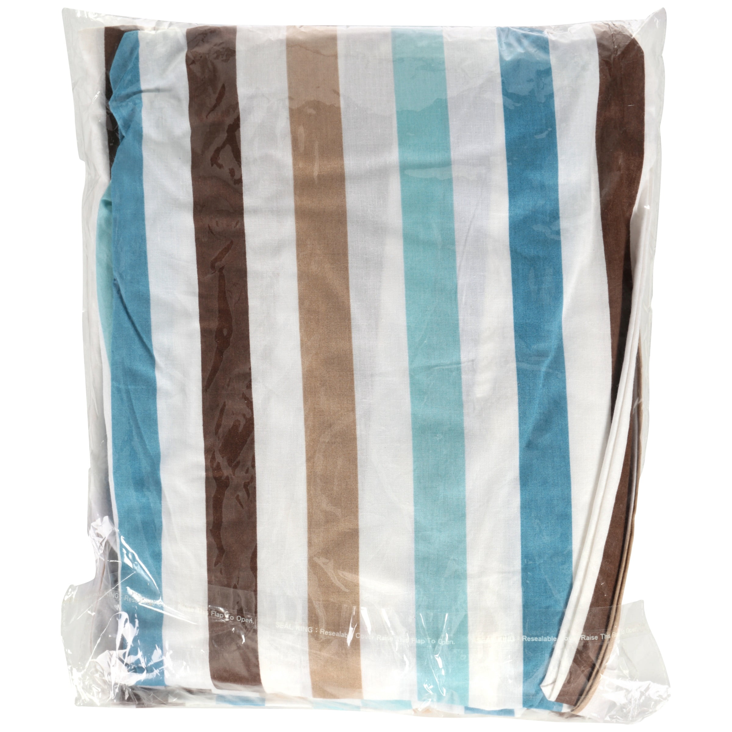 Bacati Mod Diamond Aqua & Chocolate Stripes Crib Fitted Sheets 2 ct Pack 27" x 52”