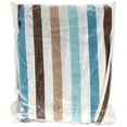 thumbnail image 7 of Bacati Mod Diamond Aqua & Chocolate Stripes Crib Fitted Sheets 2 ct Pack 27" x 52”, 7 of 7