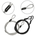 thumbnail image 4 of 2X 100CM/3.3Ft Long Travel Security Cable Lock,Braided Steel Coated Safety Cable Luggage Lock,Safety Cable Wire Rope, 4 of 8