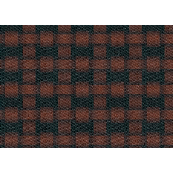 Ahgly Company Indoor Rectangle Patterned Blood Night Red Area Rugs, 2' x 4'