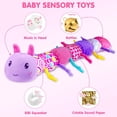 thumbnail image 3 of Baby Toy 0-12 Months,Baby Infant Musical Stuffed Animal Soft Toy with Multi-Sensory Crinkle, Rattle & Textures,Baby Girl Toy Birthday Gift,Caterpillar, 3 of 6