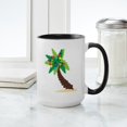 thumbnail image 4 of CafePress - Christmas Palm Tree Large Mug - 15 oz Ceramic Large White Novelty Mug, 4 of 4