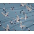 thumbnail image 4 of oneOone Polyester Lycra Fabric Dot|Floral & Stork Bird Print Sewing Fabric BTY 56 Inch Wide, 4 of 4