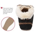 thumbnail image 6 of Minnetonka Women's Chrissy Bootie Slipper, Black, 5 M US, 6 of 6