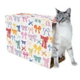 thumbnail image 2 of Kitty City Christmas Bows Paper Bag & Corrugate Cat Scratching Pad, Multicolored, One Size, 2 of 8