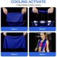 thumbnail image 5 of Toalla refrescante, paquete de 4 toallas frescas de microfibra de alivio instantáneo, envoltura para el cuello, trapos/bufanda helados para deportes, gimnasio, fitness, camping, ciclismo, senderismo,, 5 of 7