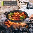 thumbnail image 7 of Modern Innovations 3-in-1 Dutch Oven, Cast Iron Pan (3.2QT) and Cast Iron Skillet (1.6QT) Combo, Cast Iron Pan with Lid, Preseasoned Cast Iron Pots and Pans Set, RV or Lodge Camping Cast Iron Set, 7 of 7