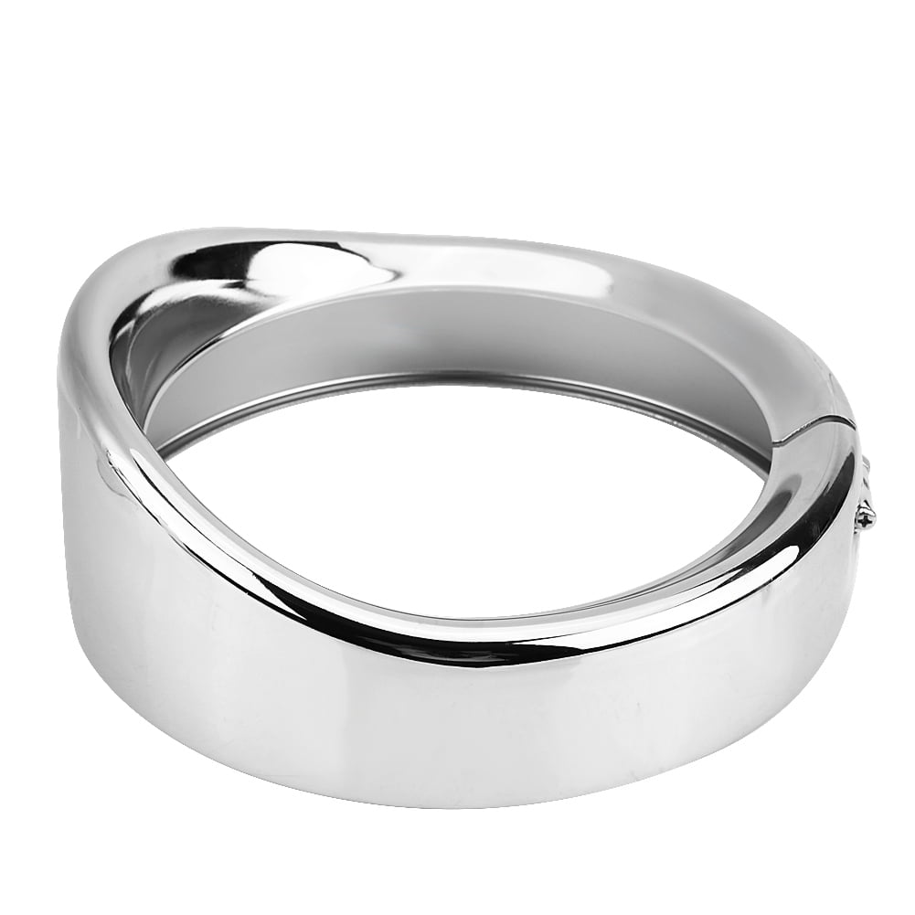 Details about / For 7/" Headlight Touring Accessories Chrome 7/'/' Visor Style Headlight Trim Ring