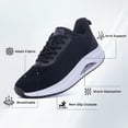 thumbnail image 3 of AHUSIR Women's Walking Shoes Arch Support Orthotic Breathable Tennis Sneakers for Plantar Fasciitis Pain Relief US 5.5-11, 3 of 9