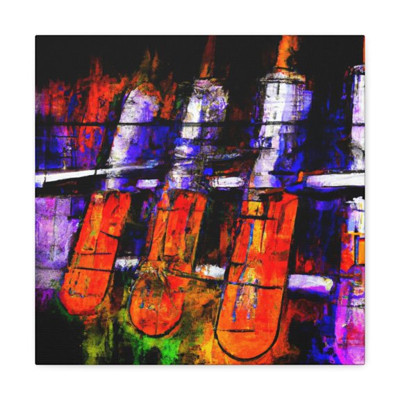 Pixelated Sunrise - Canvas