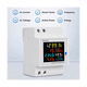 thumbnail image 2 of Voltímetro amperímetro digital monofásico CA 40-300 V 100 A con riel DIN 6 en 1, medidor de frecuencia de vatios y kWh, 110 V (CT externo), 2 of 7