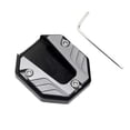 thumbnail image 2 of Non-Slip Motorcycle Kickstand Pad & Aluminum Alloy Anti-Sink Support Plate | Side Stand Extender for All Terrain Parking, 2 of 8