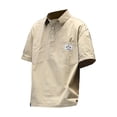 thumbnail image 4 of Camisa de manga corta para hombre, elegante, de verano, cómoda y transpirable. SG, 4 of 7