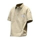 thumbnail image 4 of Camisa de manga corta para hombre, camiseta informal, ropa de calle, camisa cargo elegante. SG, 4 of 7