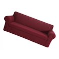 thumbnail image 4 of Funda de sofá elástica, funda de sofá elástica, antideslizante, funda de sillón, protección de muebles, funda de sofá + de cojín de asiento Vino rojo Macarena Funda de sofá elástica, 4 of 8