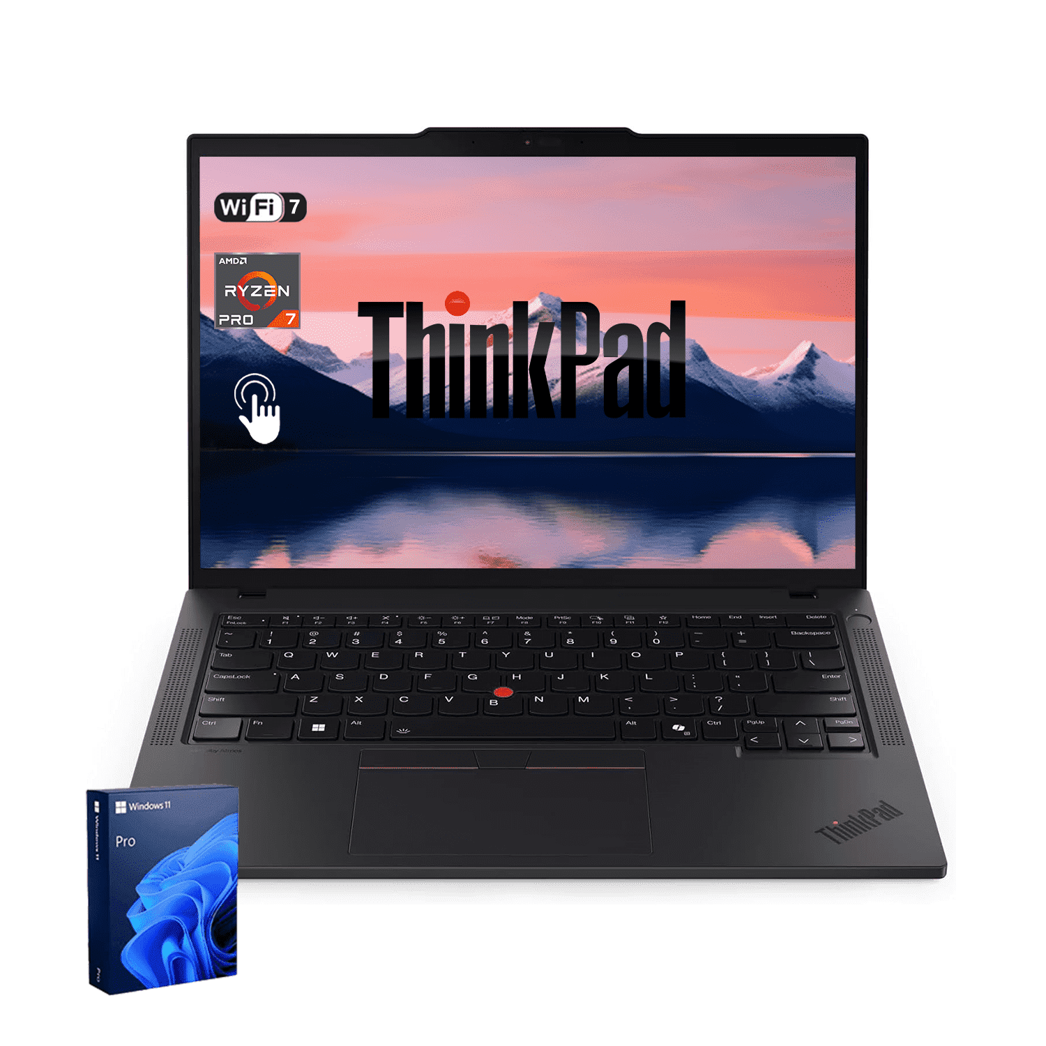 Lenovo ThinkPad P14 Business Laptop, 14" FHD+ Touchscreen, AMD Ryzen AI 7 PRO 350, 32GB RAM, 1TB SSD, W11P