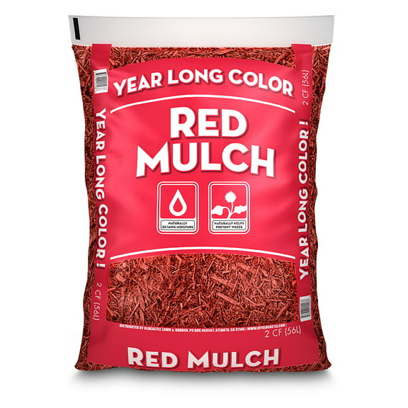 Year Long Colored Mulch Red, 2 CF