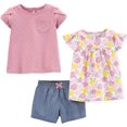 thumbnail image 1 of Simple Joys by Conjunto de Ropa de Juego de 3 Piezas para niñas y bebés, 1 of 2