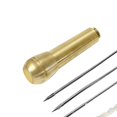 thumbnail image 1 of serony Quick Sewing Awl Leather Canvas needles shoe repair Repair Stitcher Kit 3 easy thread needles shoe Needles 3 Color Thread, 1 of 9