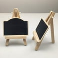 thumbnail image 6 of SWETRACE 6Pcs Desktop Message Board Rectangular Shape Rustic Style Black White Frame for Cafe and Restaurant, 6 of 8