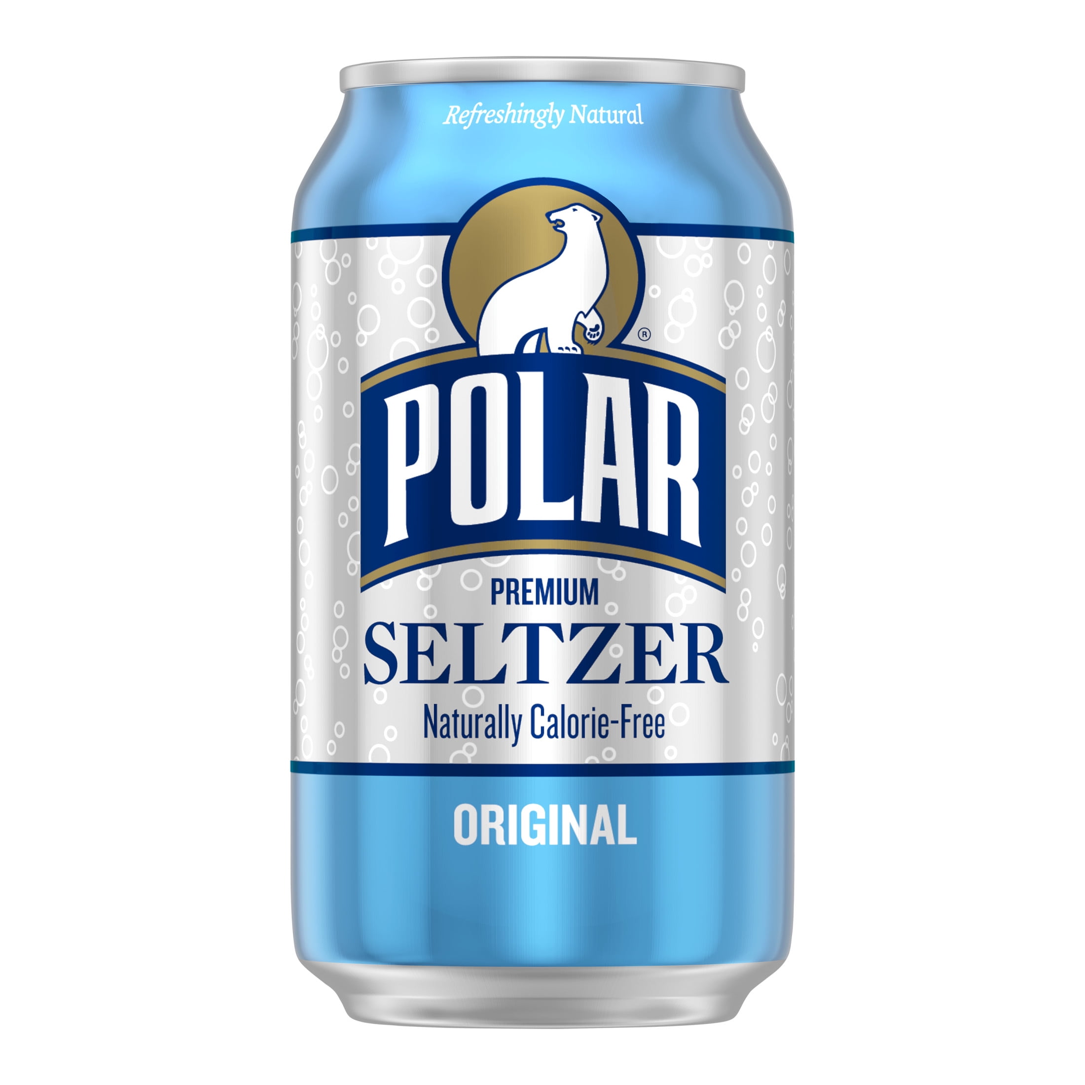 Polar Zero Calorie Original Sparkling Seltzer Water, 12 fl oz, 8 Pack Cans