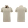 thumbnail image 3 of Men's Golf Sports Shirt Moisture Wicking Quick Dry Short Sleeve Casual Lapel Polo Shirt, 3 of 8