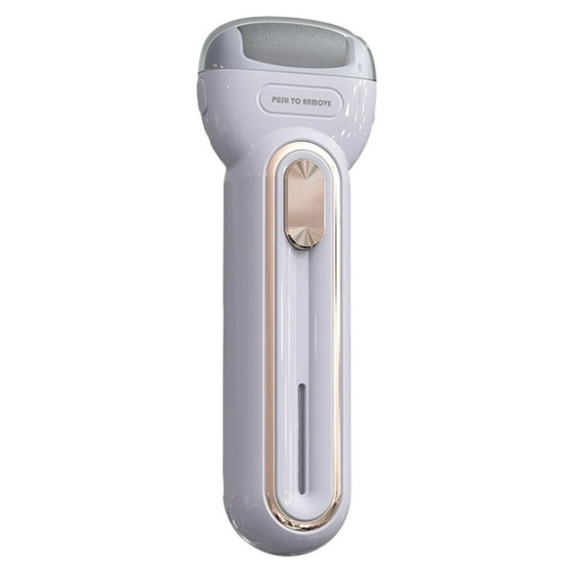 Electronic Foot File 2 Speed 3 Grinding Heads Feet Callus Remover (Beige)