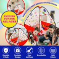 thumbnail image 5 of Kids Polka Dot Theme Ball Pit Play Tent, Indoor/Outdoor Pop-up Toy House, Extra Roomy, Easy Assembly - Balls Not Included, 5 of 5