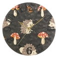 thumbnail image 5 of Hedgehog Mushroom 10 inch Wall Clocks Non Ticking Easy to Read Battery Decorative for Home Bathroom Kitchen Bedroom Living Room, 5 of 8