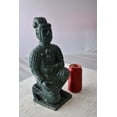 thumbnail image 3 of Asian Terracotta Warrior Sitting Replica Made of Marble 5" x 5" x 15"H, 3 of 11