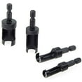 thumbnail image 5 of Yokua 6mm/ 10mm/ 13mm/16mm 4Pcs Durable Wooden Plug Hole Cutter Bit Kit, 5 of 7