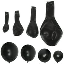 PBPBOX Matte Black Balloons for Party Decorations in Mixed Sizes 1 Set Latex Balloons for DIY Arch
